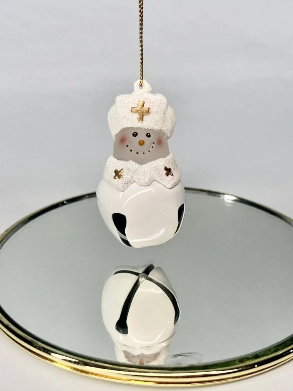 Vintage Nurse Jingle Buddies Ornaments Snowman Jingle Bells Christmas Roman